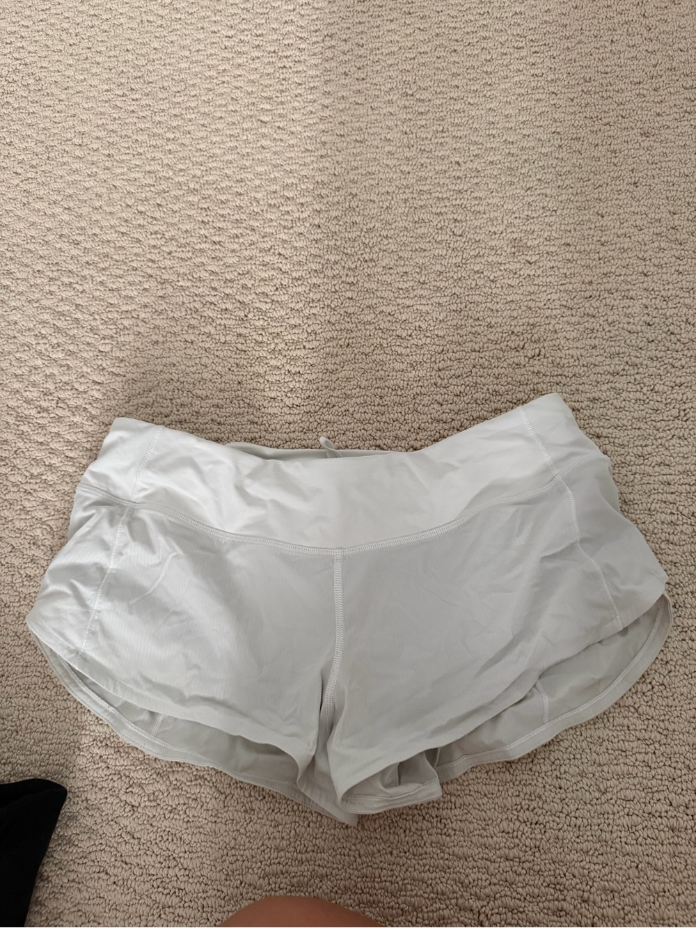 Women's White Active Running Shorts